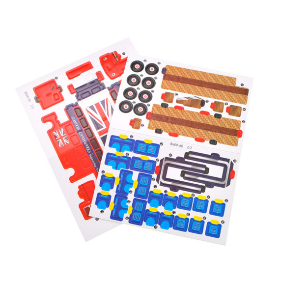 Puzzle 3D - autobuz - MAGIC PUZZLE - 43 elemente