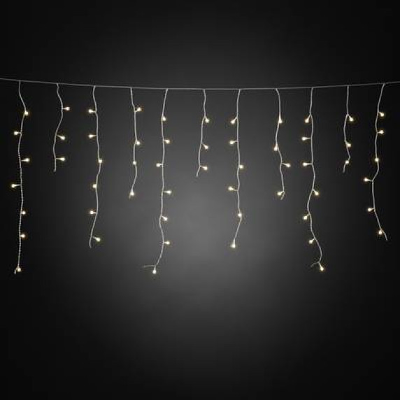 OKEJ Kültéri LED fényfüggöny időzítővel 14,5m - meleg fehér
