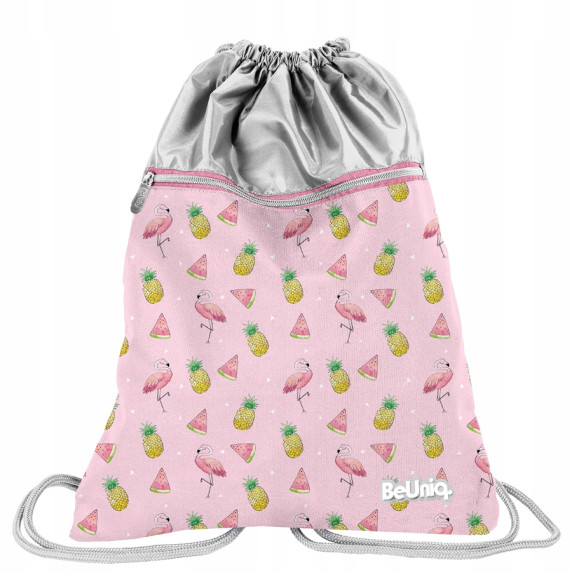 Sac de sport - 47x37 cm - BEUNIQ, ananas roz