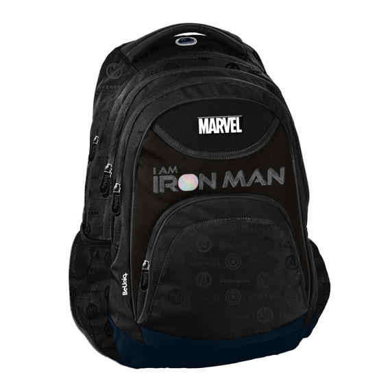 Školská taška 41 x 29 x 18 cm BeUniq Marvel Avengers I am Iron Man