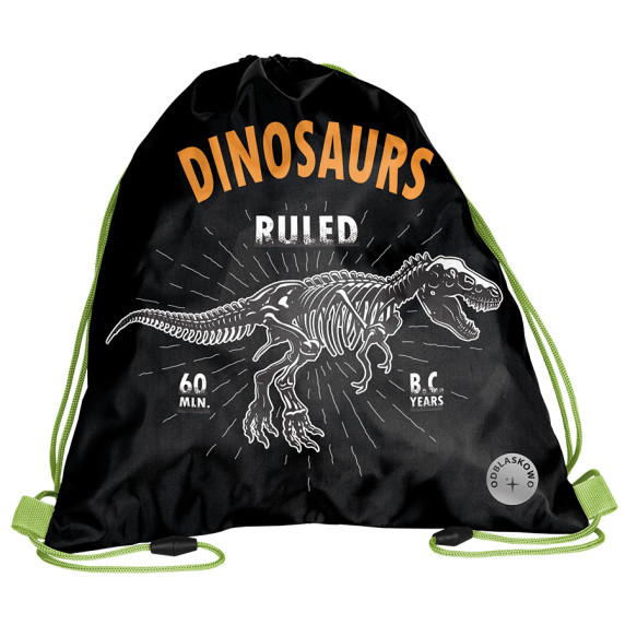 Školský set PASO Dinosaurus - školská taška, vak na telocvik, peračník