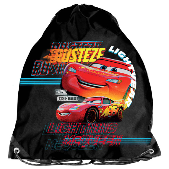 Sac de sport - Cars Paso - 38x34 cm - negru