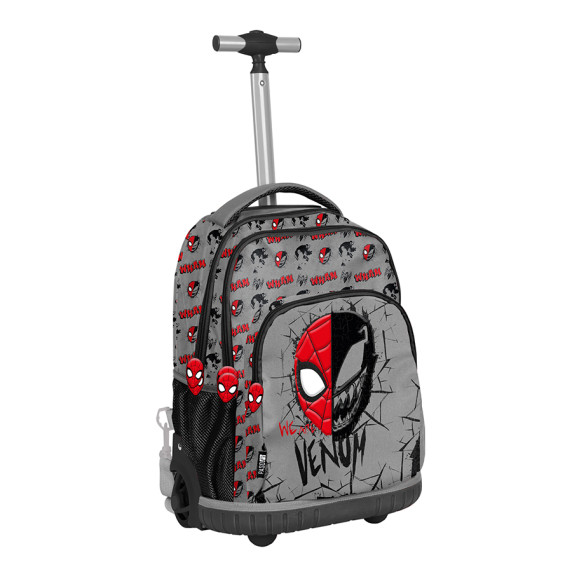 Školská taška na kolieskach PASO Spiderman/Venom