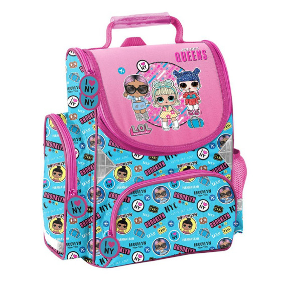 Merevfalú ergonomikus iskolatáska 36x28x15 cm PASO L.O.L.