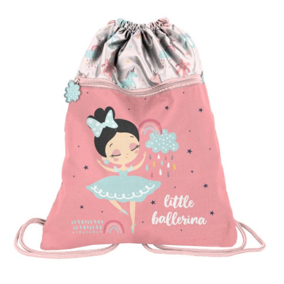 Sac de sport pentru copii - PASO Balerina 45x34 cm