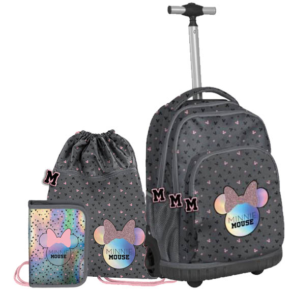 Iskolai szett Minnie Mouse PASO - iskolatáska, tornazsák, tolltartó