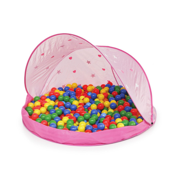 Cort de plajă pop-up pentru copii, Tent Pink, roz Inlea4Fun