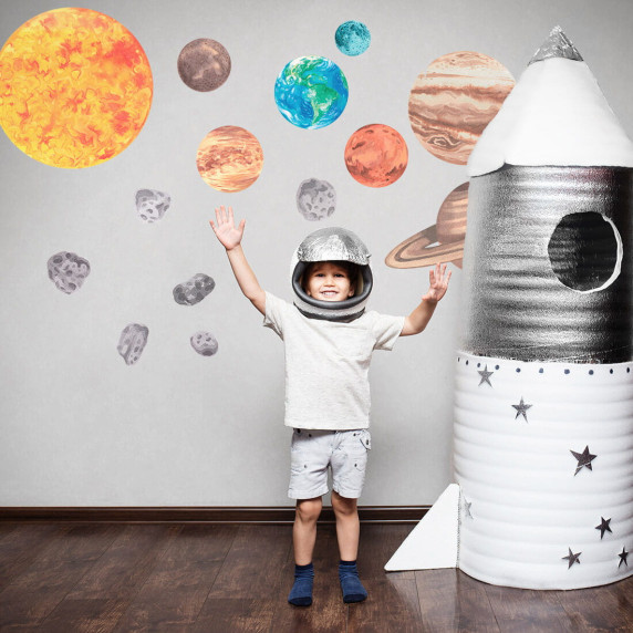 Autocolant perete - planete - SOLAR SYSTEM
