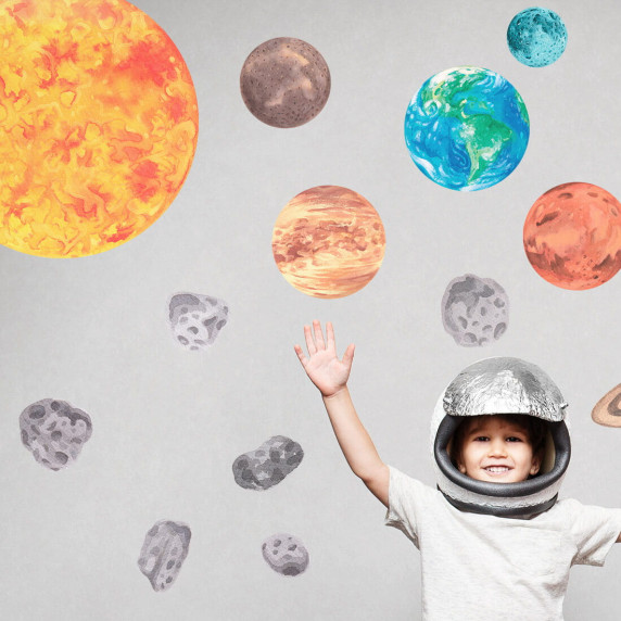Autocolant perete - planete - SOLAR SYSTEM