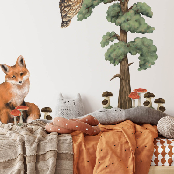 Autocolant perete FOREST ANIMALS I - animale de pădure