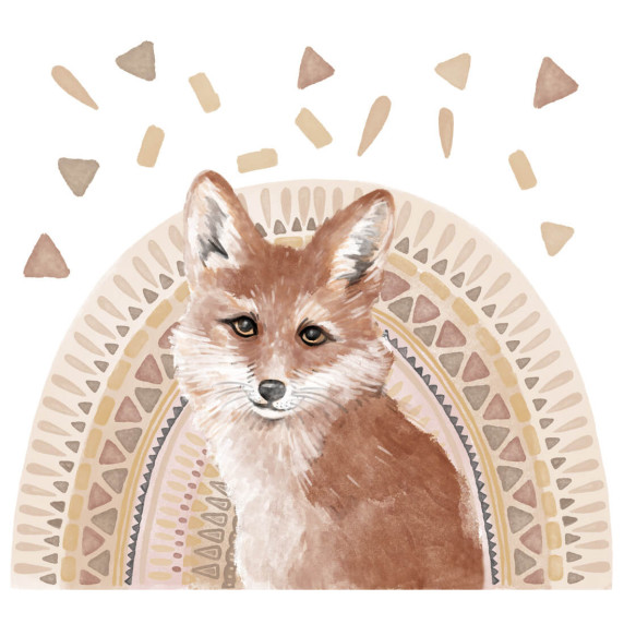 Dekorácia na stenu ANIMALS Fox - líška