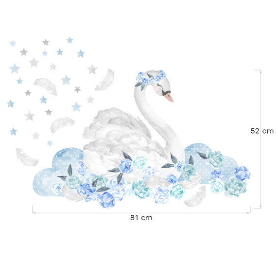 Falmatrica SECRET GARDEN Swan - Hattyú kék