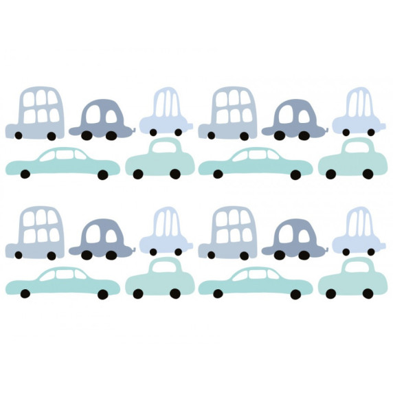 Autocolant perete - mașinuțe - CARS - 18 bucăți