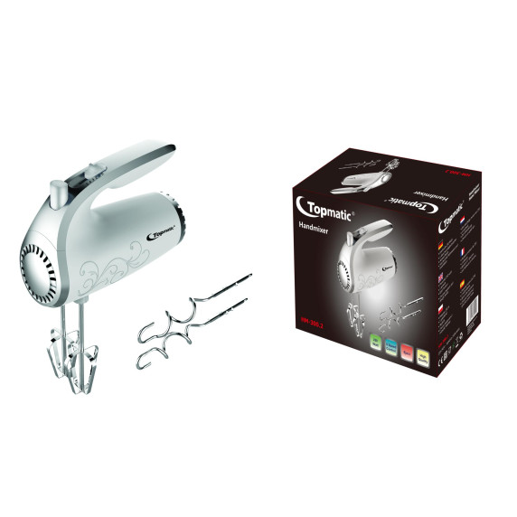 TOPMATIC HM-300.2 Kézimixer 250 W, 5 sebességfokozat