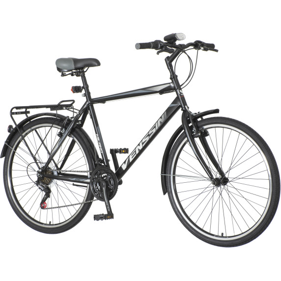 Férfi kerékpár Venssini Milano  26"/20" MIL262 - fekete