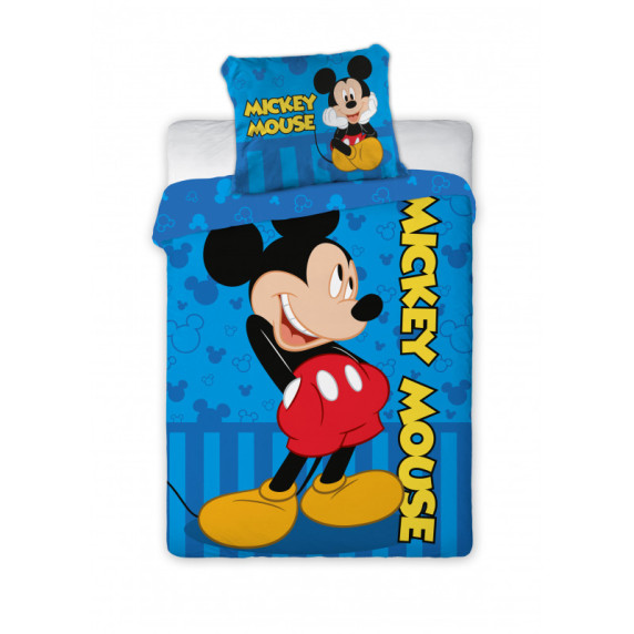 Detské posteľné obliečky 135 x 100 cm Mickey Mouse