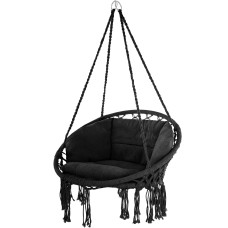 Hamac cu franjuri - AGA MR4510BI - negru - 