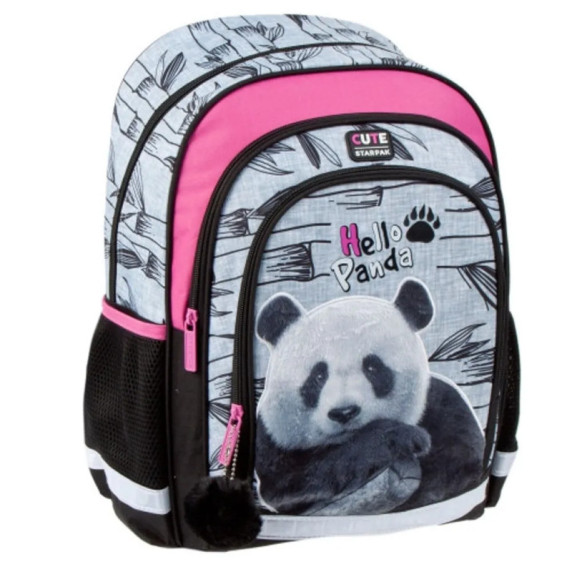 Iskolai hátizsák panda