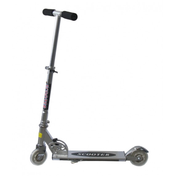Kolobežka Scooter hliníková Alu strieborná