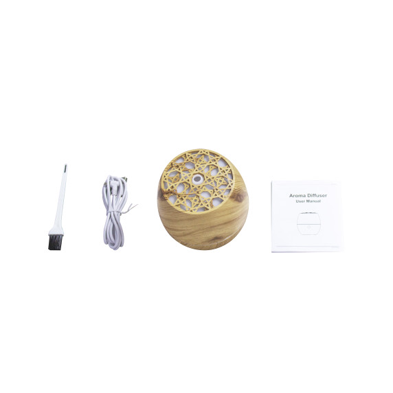 Difuzor aromaterapie - maro deschis - AGA MRDI07