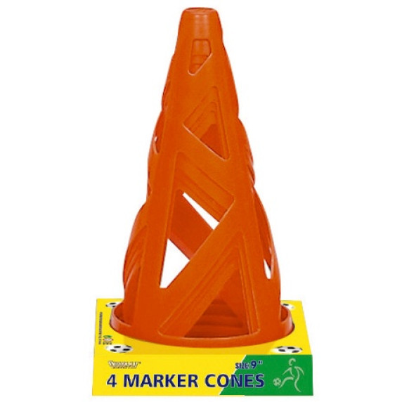 Football akadályok, bólya szett AGA JC-90C MARKERCONES 9" - 4 darab 
