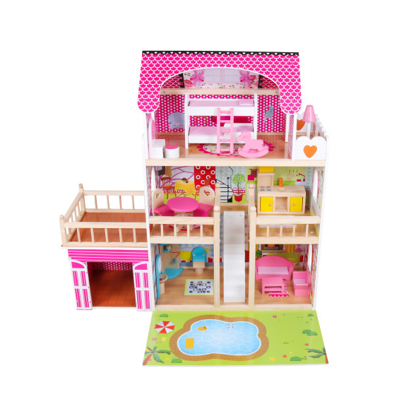 Domček pre bábiky s LED osvetlením Aga4Kids GABRIELLA MR6052