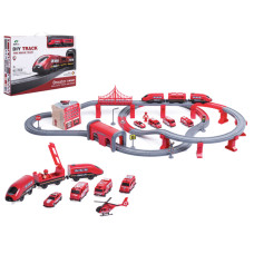 Set cale ferată din plastic - stație de pompieri - Aga4Kids - MR6047 - 