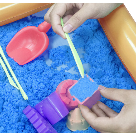 Kinetický piesok 5 kg formičky  + pieskovisko Aga4Kids MR1359