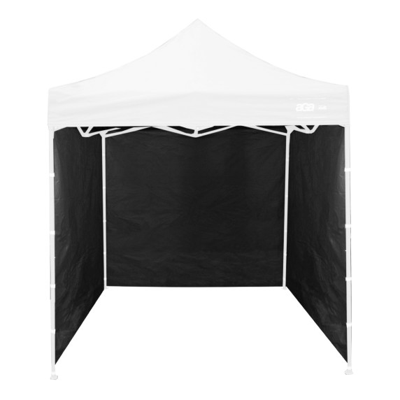Oldalfal kerti sátorhoz 3x3 m AGA MR8063-Black - Fekete