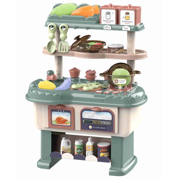 Detská kuchynka Aga4Kids HAPPY KITCHEN MR6027 - zelená
