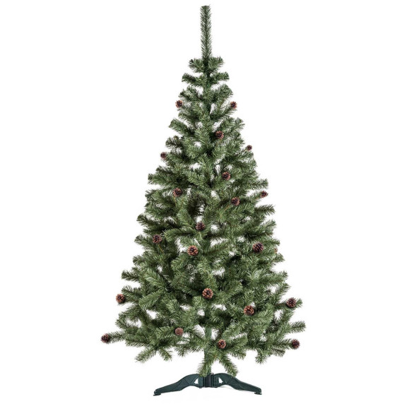 Műfenyő tobozokkal 150 cm + állvány AGA MR3229