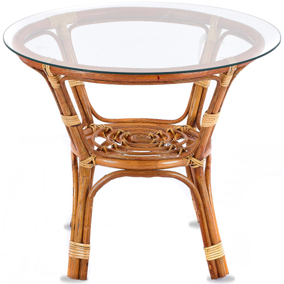 Set masă grădină ratan - Aga SITA - Colonial White