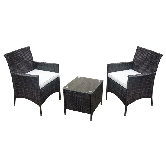Rattan kertibútor szett AGA MR4252 HW46807BR