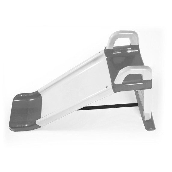 Csúszda kapaszkodóval 140 cm Aga4Kids - fehér/szürke 0140/12