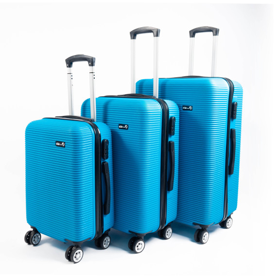 Set troler - S, M, L - Aga Travel MR4651-LightBlue- albastru deschis