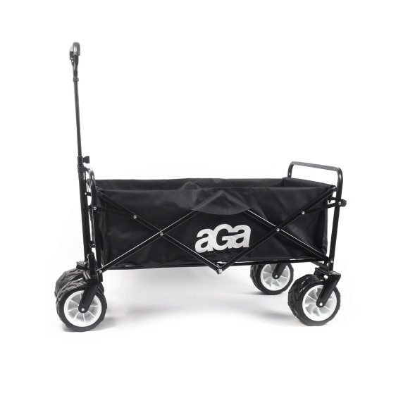 Aga Zložljiv transportni voziček MR4611-Črn