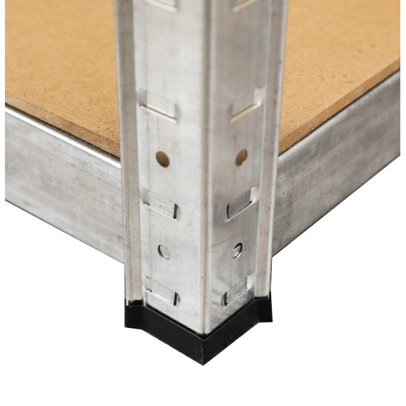 Fém sarokpolc 180x90x40 cm 5 polc AGA MR4604