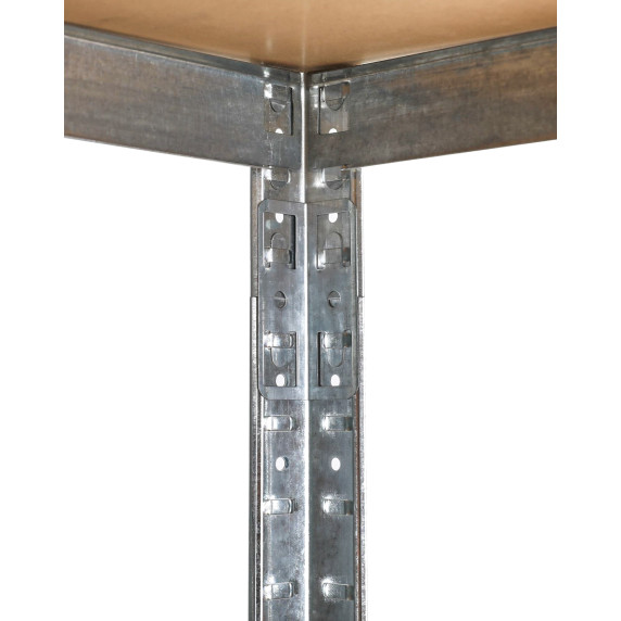Fém sarokpolc 180x90x40 cm 5 polc AGA MR4604