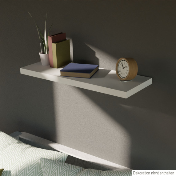 Lebegő polc 60x23,5 cm LINDER EXCLUSIV WR102 - Fehér