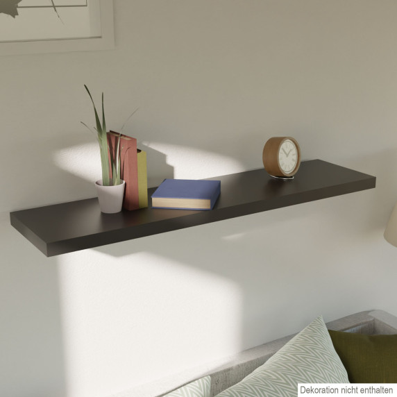 Raft perete -100 x 23,5 cm - LINDER EXCLUSIV WR107 - negru