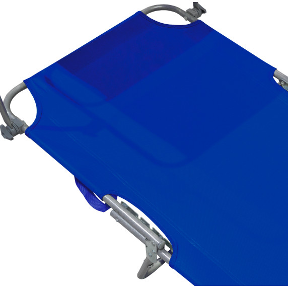 Șezlong plajă cu copertină - albastru - AGA MR4254-Dark Blue