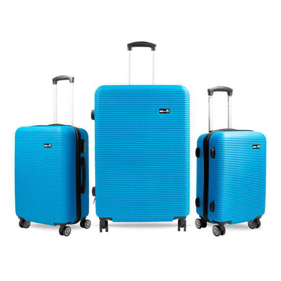 Set troler - S, M, L - Aga Travel MR4651-LightBlue- albastru deschis