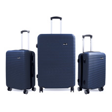 Set troler - S, M, L - Aga Travel MR4651-DarkBlue - albastru închis - 