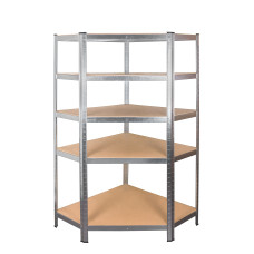 Fém sarokpolc 180x90x40 cm 5 polc AGA MR4604 - 