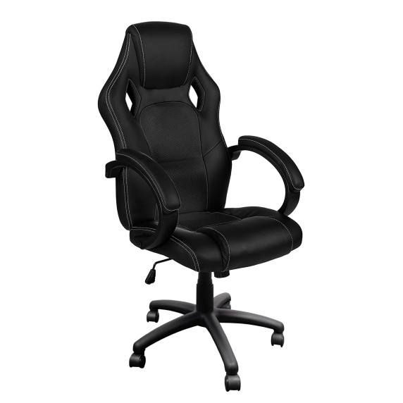 Scaun birou - Aga Racing MR2070 Black - negru