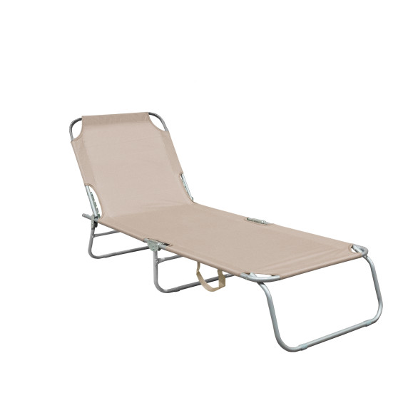 Záhradné lehátko AGA MR4255-Beige - béžové