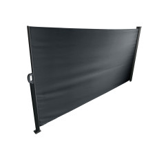 Behúzható oldalsó napellenző, kerti árnyékoló 1,6x3 m AGA MR4256-Black - Fekete - 