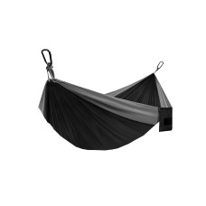 Függőágy 270x140 cm AGA Travel MR4206-2 - fekete/szürke - 