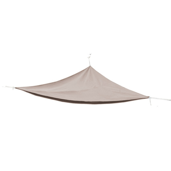 Háromszög alakú árnyékoló, napvitorla Linder Exclusiv MC2017 3 x 3 x 3 m - Taupe