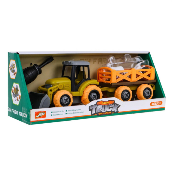 Tractor cu  remorcă cu accesori -  Inlea4Fun FARM TRUCK